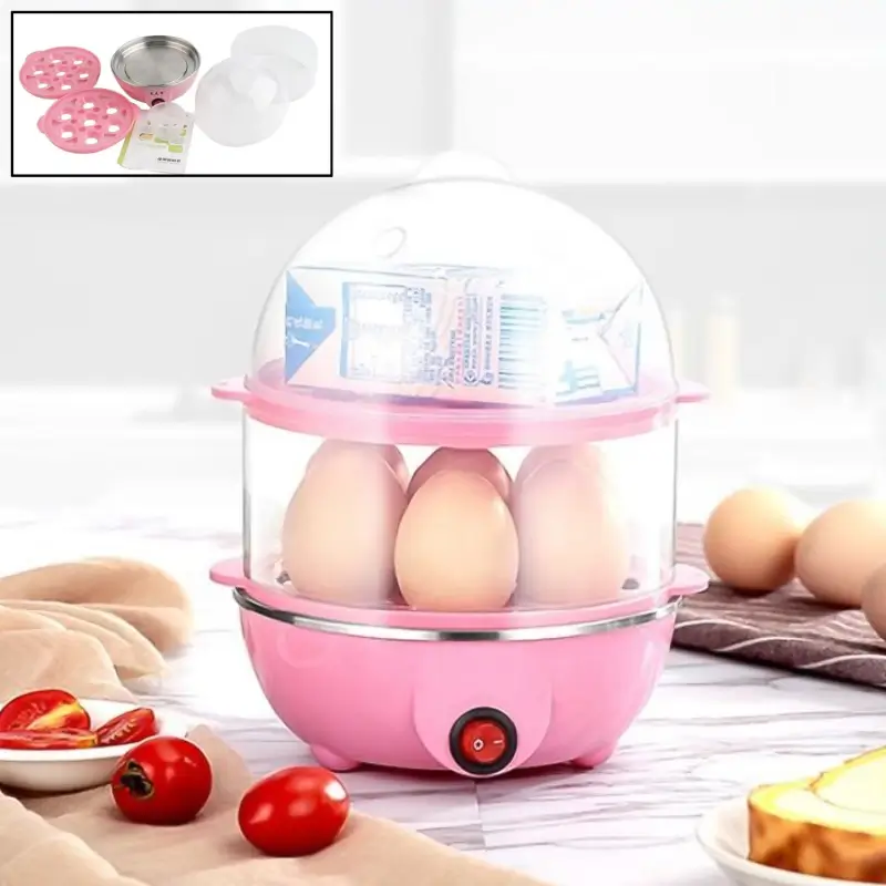 rup3Ff8hbpvtfDennhVHBjDnLBemAZN9hA2MOAmK.webp Egg Boiler / Poacher / Cooker / Electric Steamer ( Layer) It Is Time To Make Your Dream Breakfast Meal | Flexible, Easy Release, Kitchen Use - Image 1