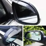 1 Pair Mirror Rain Protector Car Rearview Mirror Rain Blades Car Back Mirror Eyebrow Rain Cover Car Rearview Mirror Eyebrow Covers Flexible Protection Rainproof Decoration Accessories (2 Pcs - Image 2