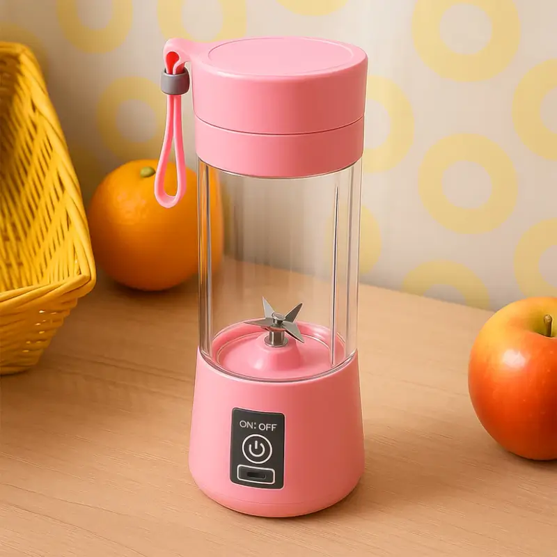 tEwkOgCT5P2Kskc4CPj7q5y8skysXnf5nHKxJrNu.webp Portable USB Rechargeable Juicer Blender Bottle 380ML with 6 Stainless Steel Blades - Image 1
