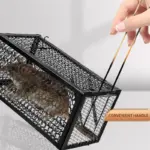 Foldable Mouse Trap Squirrel Trap Small Live Animal Trap Mouse Voles Hamsters Live Cage Rat Mouse Cage Trap for Mice Easy to Catch and Release - Image 5
