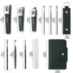 10-in-1 Stainless Steel Nail Clipper & Ear Cleaner Set - Image 3