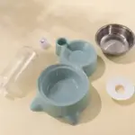2 in 1 Automatic Pet Feeder Bowl with Water Dispenser Bottle and Stainless Steel Food Bowl for Dogs and Cats - Image 3