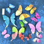 12 Pcs 3D Colorful Butterfly Wall Stickers Set – Removable PVC Decorative Wall Decals for Home, Bedroom, Living Room, Office & Party Decoration - Image 4