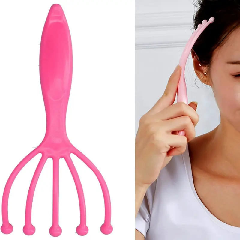 w5J8poym06J5lUeC6YMmzKxLUeYJToKYCuB3RWAI.webp Scalp Massager Handheld Portable Head Massager Deep Relax and Pressure Relief in Office Household and Tour & Father s Day and Mother s Day Gifts for Home Relaxation (1 Pc ) - Image 1