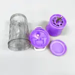 Eletric Crusher Juicer With Multicolor Light, 8 Blades (600 ML / Multicolor) - Image 2