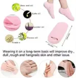Moisturizing Silicone Gel Socks – Foot Care Spa Socks - Image 4