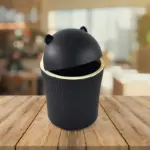 Mini Tabletop Dustbin For Home & Office Ã‚â‚¬â€œ Stylish Swing Lid Desk Waste Bin Compact & Durable Trash Can For Kitchen | Flexible, Easy Release, Kitchen Use - Image 2