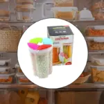 4 Section Storage containers airtight Transparent Food Plastic Storage Container