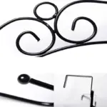 Over The Door Hanger Rack 7 Hooks Decorative Ognazier Hook Rack Stylish Door Hanger Door Hook Hangers with 7 Hooks,Metal Hanging Rack for Home Office Use - Image 6