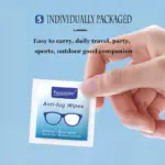 Anti Fog Wipes Specs Cleaner Pre-moistened & Antifog Lens Cleaning Eyeglasses Wipe with Microfiber Cloth, Individually Wrapped Lens Cleaner Wipes for Laptop, Computer, Phone (Pack of 1/100 Pc - Image 6