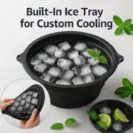 Silicone Ice Facial Bowl with Built-In Ice Tray Foldable Skin Care Bowl (1 Pc) - Image 5