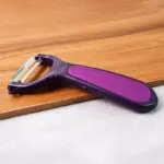 Supermom Dual Tone Peeler with Ultra-Sharp Stainless Steel Blade – Ergonomic Fruit & Vegetable Skin Peeler for Kitchen - Image 5