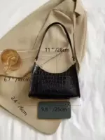 Textured Sling Bag for Women – Faux Leather Crossbody Bag - Image 2