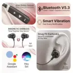 Premium Bluetooth Neckband – Wireless Earphones ( default, standard )
