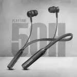 Signatize Wireless In-Ear Neckband Bluetooth Earphones | 10mm Drivers, 50 Hours Playtime, Type C Fast Charging, Voice Assistant, Blue. ( default, Standard )