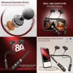 Premium Bluetooth Neckband – Wireless Earphones ( default, standard )